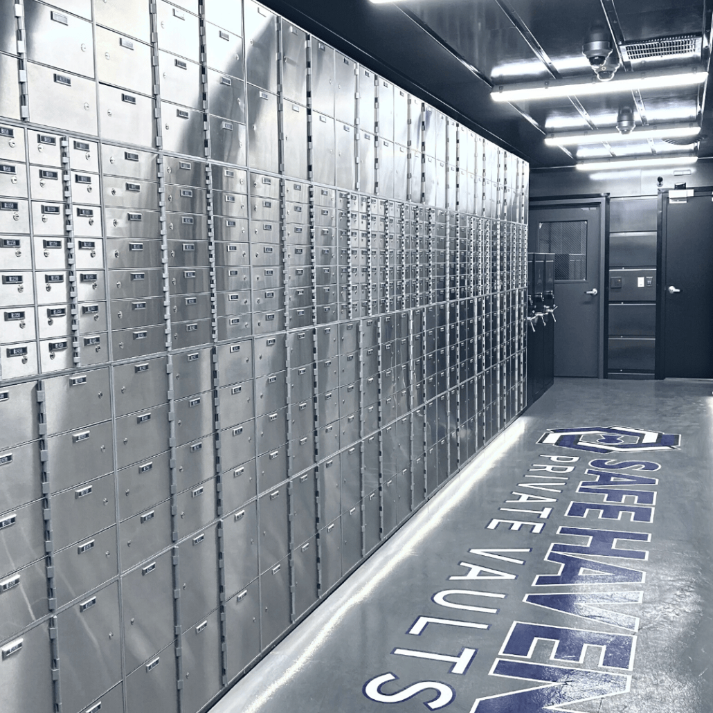 Private Vault Facility for Gold Storage, Firearm Storage, etc.